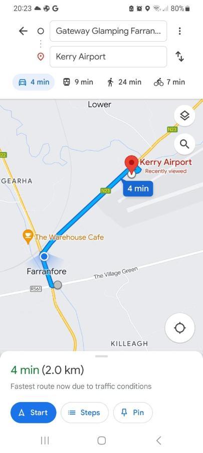 Farranfore Gateway Glamping酒店 外观 照片